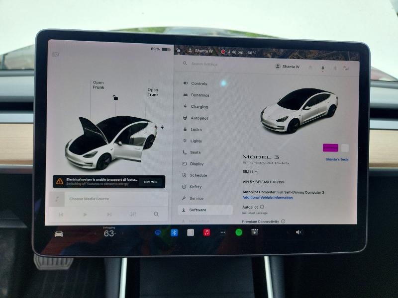 Aukcja sprzedaży 2020 Tesla Model 3, vin: 5YJ3E1EA5LF707199, numer aukcji: 48433876