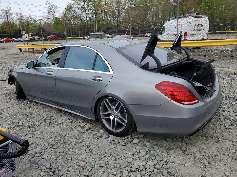 2015 Mercedes-benz S მანქანა იყიდება აუქციონზე, vin: WDDUG8FB3FA140881, აუქციონის ნომერი: 49603846