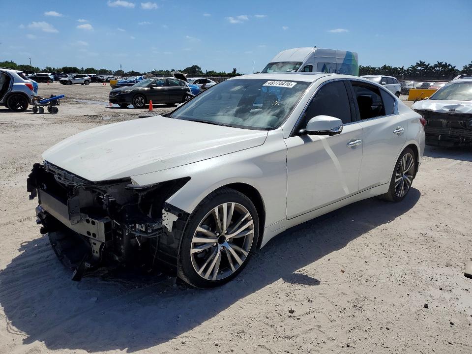 49774416 :رقم المزاد ، JN1EV7CP6MM702558 vin ، 2021 Infiniti Q50 مزاد بيع