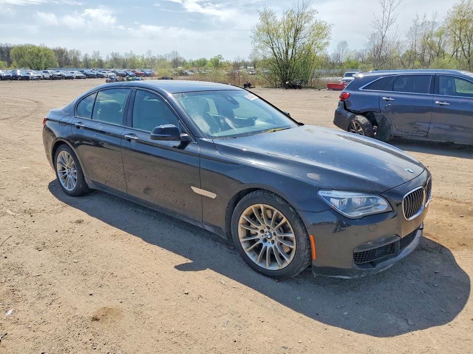 2014 Bmw 750 მანქანა იყიდება აუქციონზე, vin: WBAYB6C55ED224398, აუქციონის ნომერი: 50743816