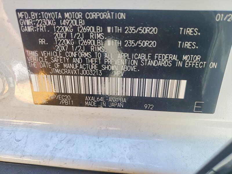 Продаж на аукціоні авто 2026 Toyota Rav4, vin: JTM6CRAVXTJ003213, номер лоту: 50522146