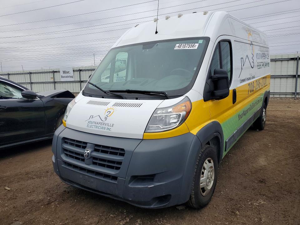 2014 Ram Promaster 3500 მანქანა იყიდება აუქციონზე, vin: 3C6URVHD3EE130534, აუქციონის ნომერი: 48107556