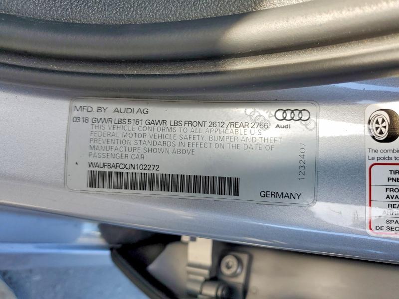 Aukcja sprzedaży 2018 Audi A6 Premium, vin: WAUF8AFCXJN102272, numer aukcji: 48155116