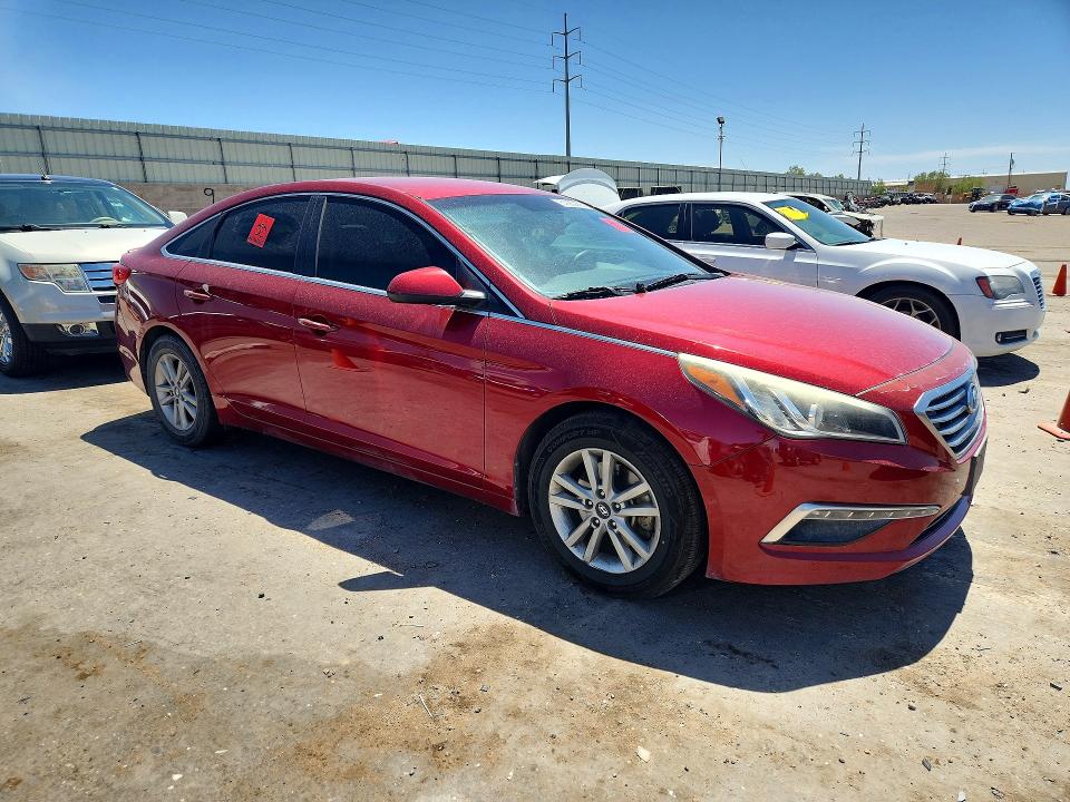2015 Hyundai Sonata მანქანა იყიდება აუქციონზე, vin: 5NPE24AF3FH199132, აუქციონის ნომერი: 51263886