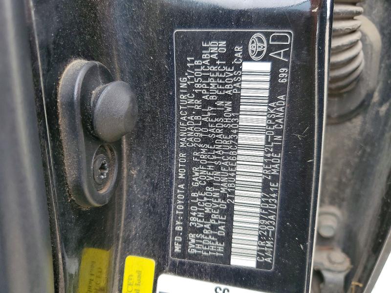 Продаж на аукціоні авто 2011 Toyota Corolla, vin: 2T1BU4EE6BC734031, номер лоту: 49894426