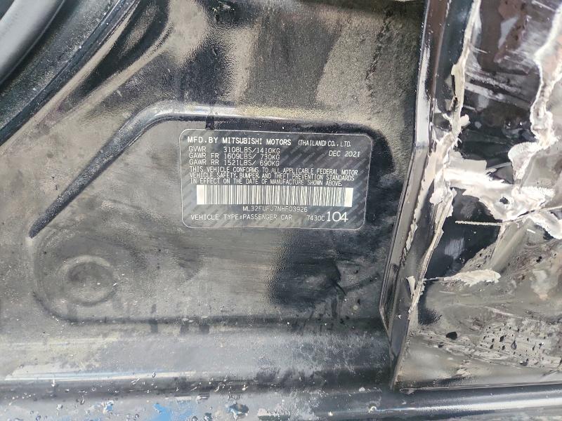 Продаж на аукціоні авто 2022 Mitsubishi Mirage, vin: ML32FUFJ7NHF03926, номер лоту: 51288876