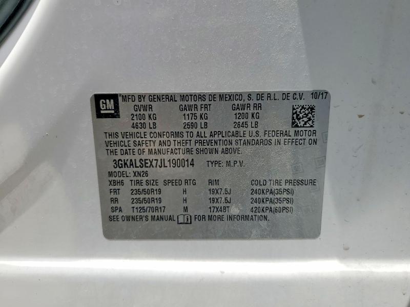 Продаж на аукціоні авто 2018 Gmc Terrain, vin: 3GKALSEX7JL190014, номер лоту: 51386076