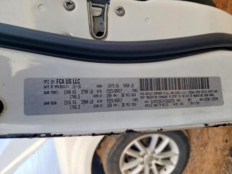 2017 Dodge Journey მანქანა იყიდება აუქციონზე, vin: 3C4PDCBG7HT566279, აუქციონის ნომერი: 48875516