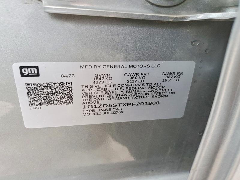 50252976 :رقم المزاد ، 1G1ZD5STXPF201808 vin ، 2023 Chevrolet Malibu مزاد بيع