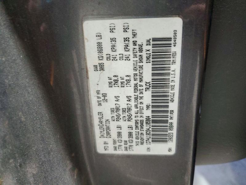 Aukcja sprzedaży 2004 Dodge Ram 1500, vin: 1D7HU18D54J185964, numer aukcji: 49401496