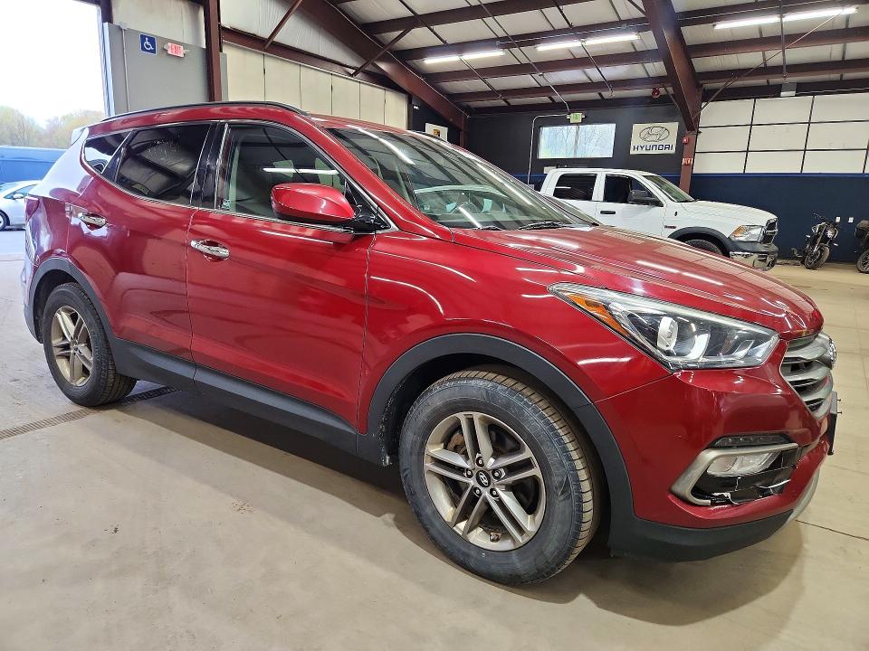 52017206 :رقم المزاد ، 5XYZUDLB9HG491707 vin ، 2017 Hyundai Santa Fe Sport مزاد بيع