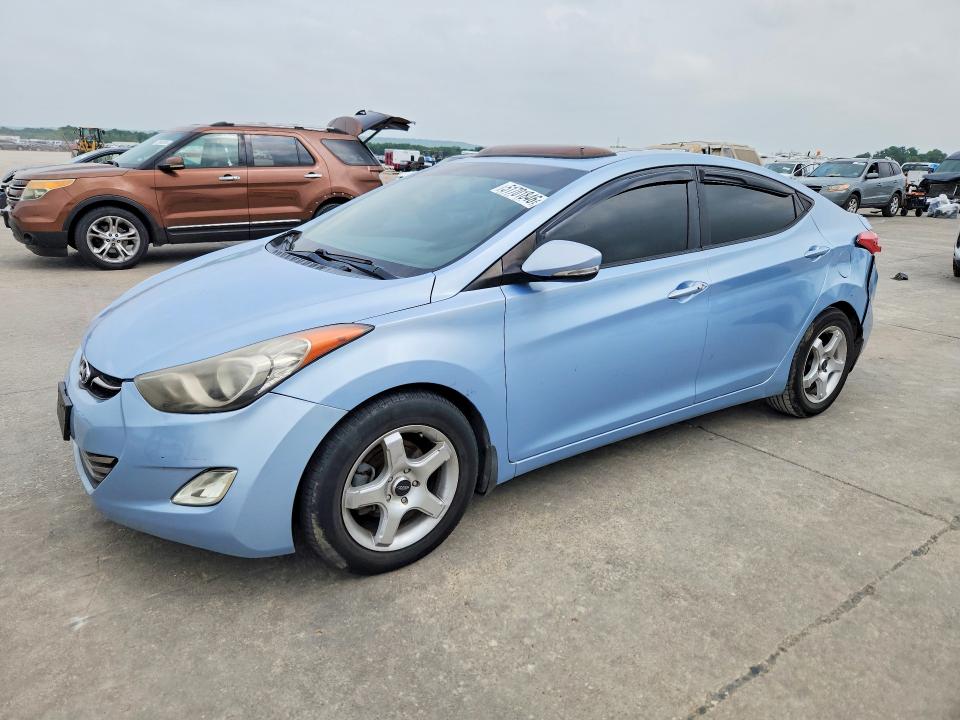 2013 Hyundai Elantra მანქანა იყიდება აუქციონზე, vin: KMHDH4AEXDU716250, აუქციონის ნომერი: 51701846