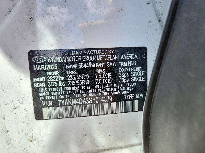 Продаж на аукціоні авто 2025 Hyundai Ioniq 5, vin: 7YAKM4DA3SY014379, номер лоту: 50299636
