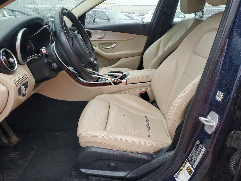 48823246 :رقم المزاد ، 55SWF4KB1GU128207 vin ، 2016 Mercedes-benz C مزاد بيع