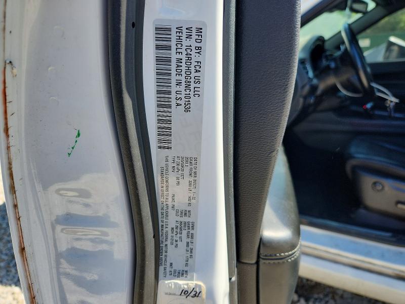 Продажа на аукционе авто 2022 Dodge Durango, vin: 1C4RDHDG8NC101536, номер лота: 48897836