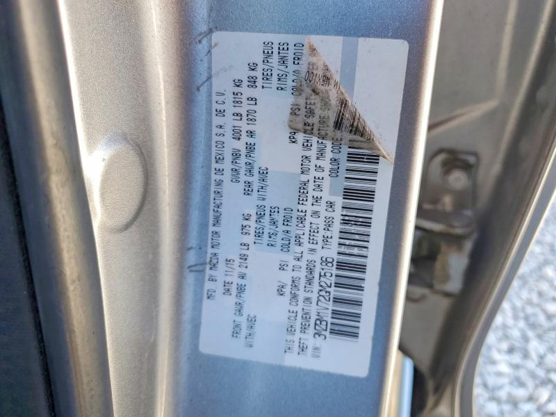 2016 Mazda 3 მანქანა იყიდება აუქციონზე, vin: 3MZBM1V72GM275186, აუქციონის ნომერი: 48708776