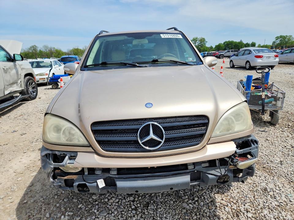 2004 Mercedes-benz Ml მანქანა იყიდება აუქციონზე, vin: 4JGAB57EX4A502703, აუქციონის ნომერი: 51316866