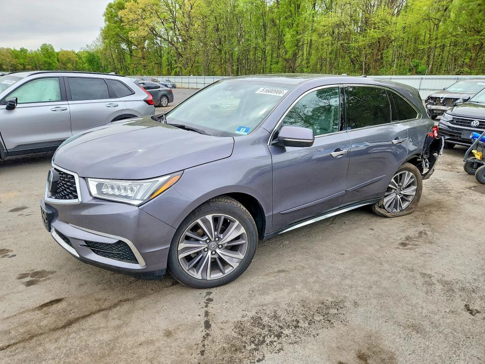 2018 Acura Mdx მანქანა იყიდება აუქციონზე, vin: 5J8YD4H59JL018318, აუქციონის ნომერი: 51600906