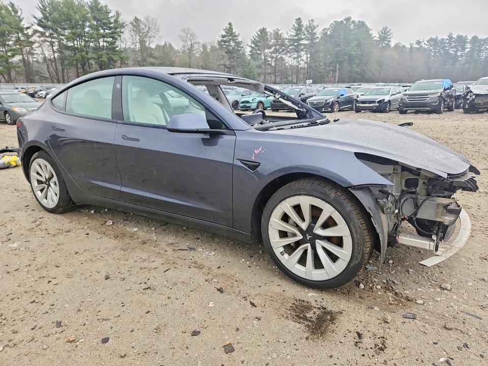 50043296 :رقم المزاد ، 5YJ3E1EB7MF990229 vin ، 2021 Tesla Model 3 مزاد بيع