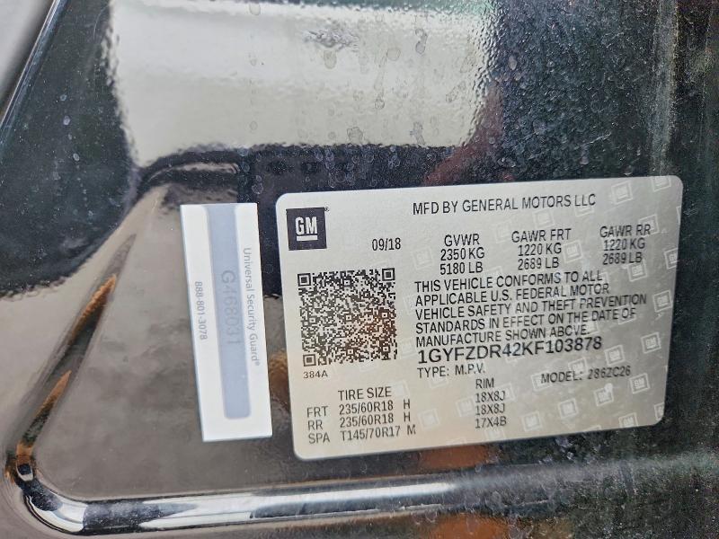 Продажа на аукционе авто 2019 Cadillac Xt4, vin: 1GYFZDR42KF103878, номер лота: 50627606