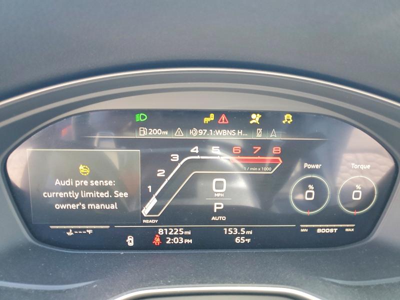 2021 Audi Rs5 მანქანა იყიდება აუქციონზე, vin: WUAAWCF53MA902832, აუქციონის ნომერი: 49145266
