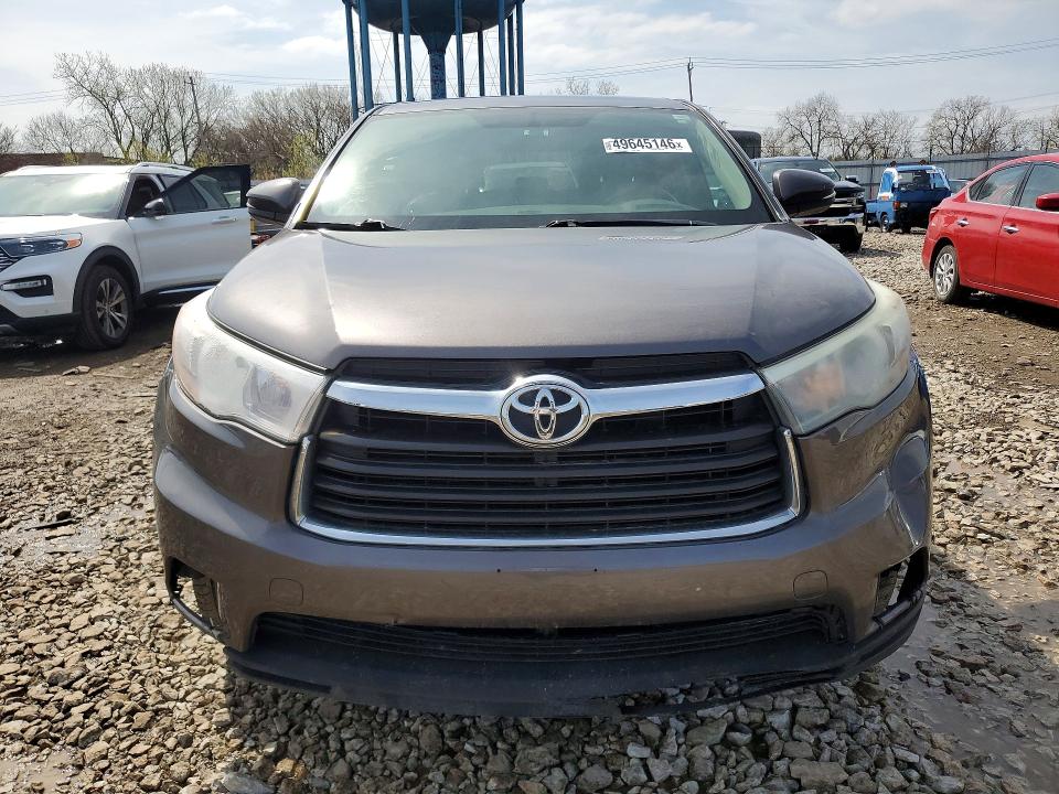 Aukcja sprzedaży 2015 Toyota Highlander, vin: 5TDBKRFH9FS157195, numer aukcji: 49645146