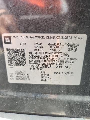 Продажа на аукционе авто 2020 Gmc Terrain, vin: 3GKALMEV5LL239174, номер лота: 51342996