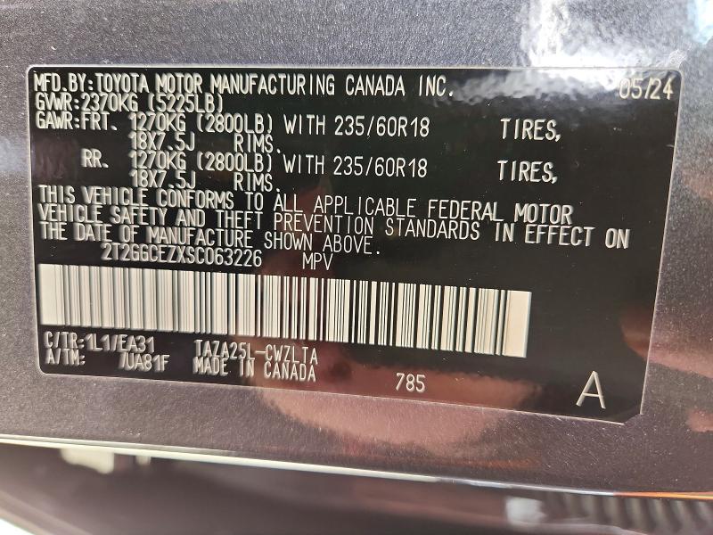Продажа на аукционе авто 2025 Lexus Nx 350, vin: 2T2GGCEZXSC063226, номер лота: 48662086