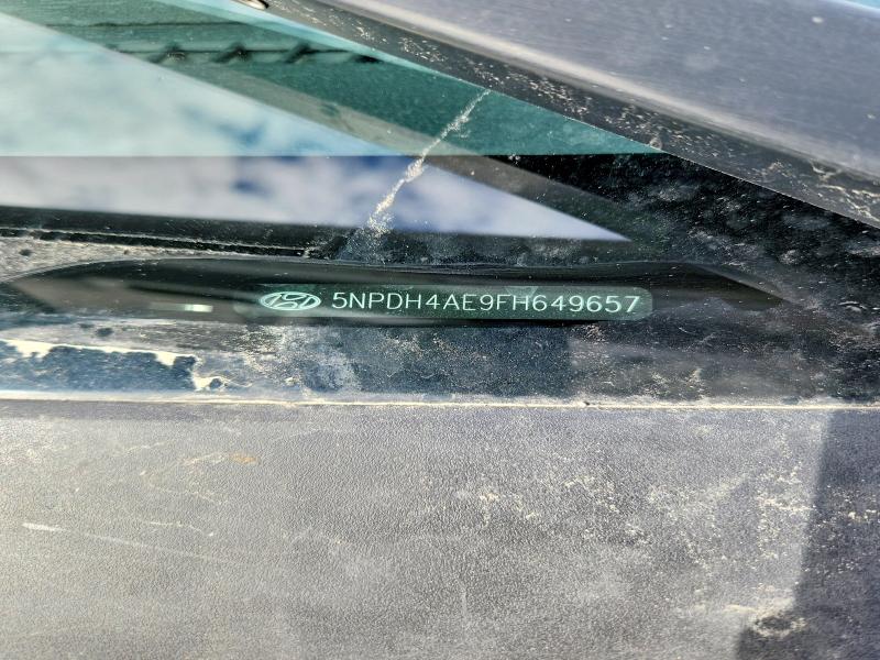 49662246 :رقم المزاد ، 5NPDH4AE9FH649657 vin ، 2015 Hyundai Elantra L 4dr مزاد بيع