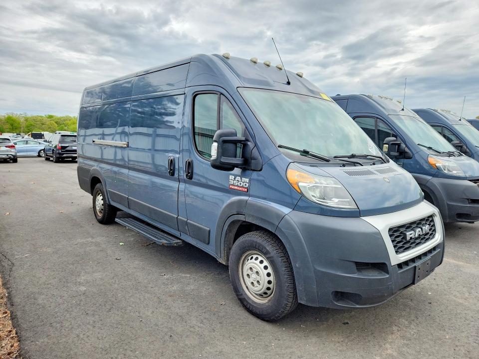 2020 Ram Promaster 3500 მანქანა იყიდება აუქციონზე, vin: 3C6URVJG9LE129535, აუქციონის ნომერი: 50574886