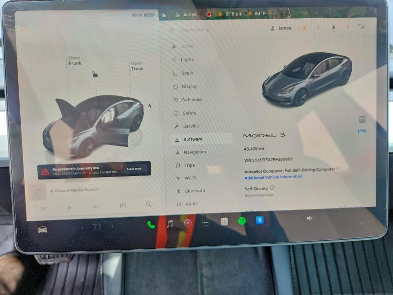 Продаж на аукціоні авто 2023 Tesla Model 3, vin: 5YJ3E1EA7PF606882, номер лоту: 52174396