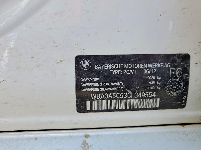Aukcja sprzedaży 2012 Bmw 328, vin: WBA3A5C53CF349554, numer aukcji: 50265846