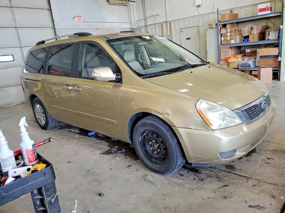 2011 Kia Sedona მანქანა იყიდება აუქციონზე, vin: KNDMG4C75B6366145, აუქციონის ნომერი: 49414036