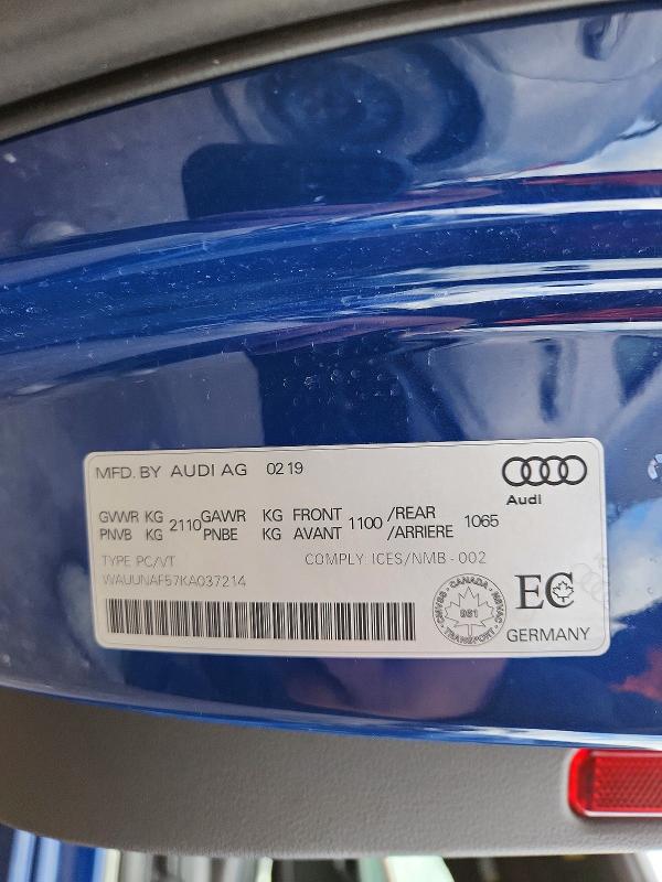 Aukcja sprzedaży 2019 Audi A5, vin: WAUUNAF57KA037214, numer aukcji: 48483596