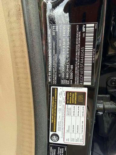 2015 Mercedes-benz Gl მანქანა იყიდება აუქციონზე, vin: 4JGDF6EE5FA448045, აუქციონის ნომერი: 48387806