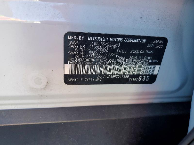 Aukcja sprzedaży 2023 Mitsubishi Outlander, vin: JA4J4UA89PZ047399, numer aukcji: 51581686