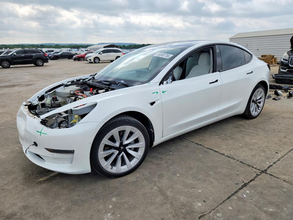 Auction sale of the 2022 Tesla Model 3, vin: 5YJ3E1EB8NF270259, lot number: 50585756