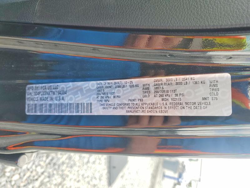 2026 Jeep Wrangler მანქანა იყიდება აუქციონზე, vin: 1C4PJXENXTW194384, აუქციონის ნომერი: 48629346