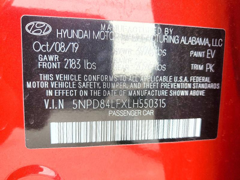 Aukcja sprzedaży 2020 Hyundai Elantra, vin: 5NPD84LFXLH550315, numer aukcji: 51192836