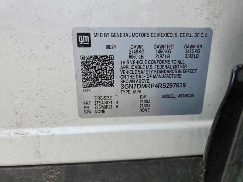 Aukcja sprzedaży 2024 Chevrolet Equinox, vin: 3GN7DMRP4RS297619, numer aukcji: 51175386