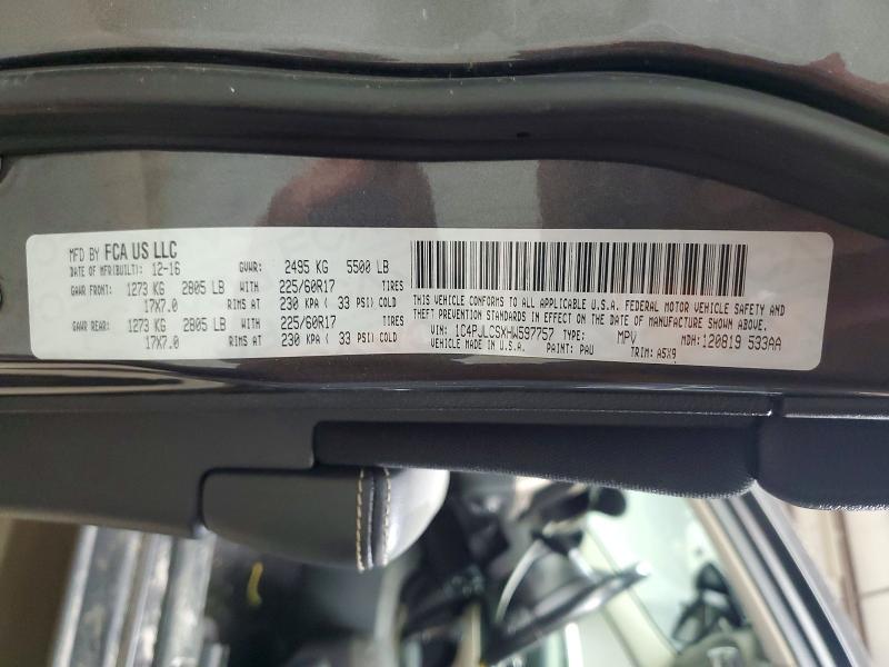 Продаж на аукціоні авто 2017 Jeep Cherokee, vin: 1C4PJLCSXHW597757, номер лоту: 51079396