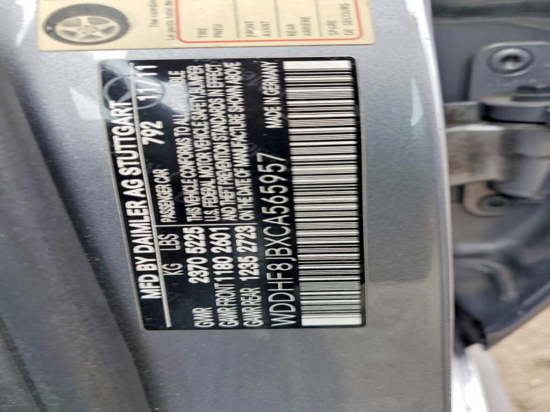Продаж на аукціоні авто 2012 Mercedes-benz E, vin: WDDHF8JBXCA565957, номер лоту: 51427966