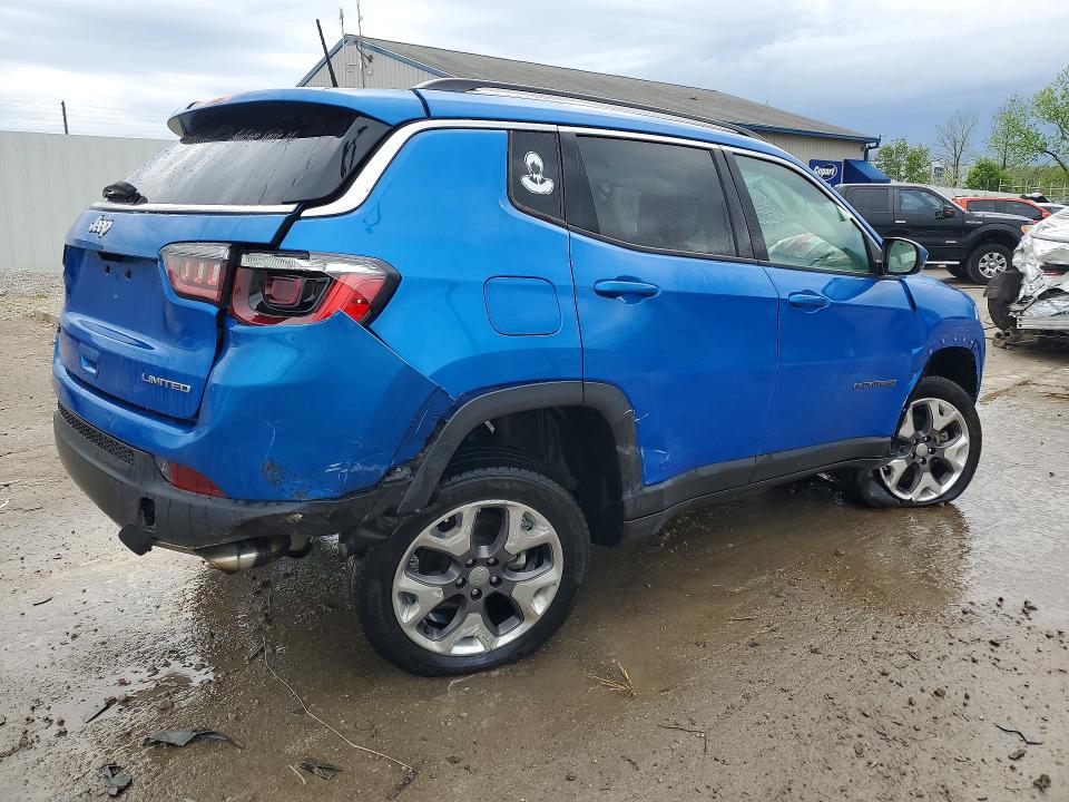2021 Jeep Compass მანქანა იყიდება აუქციონზე, vin: 3C4NJCCB7MT526457, აუქციონის ნომერი: 48695796