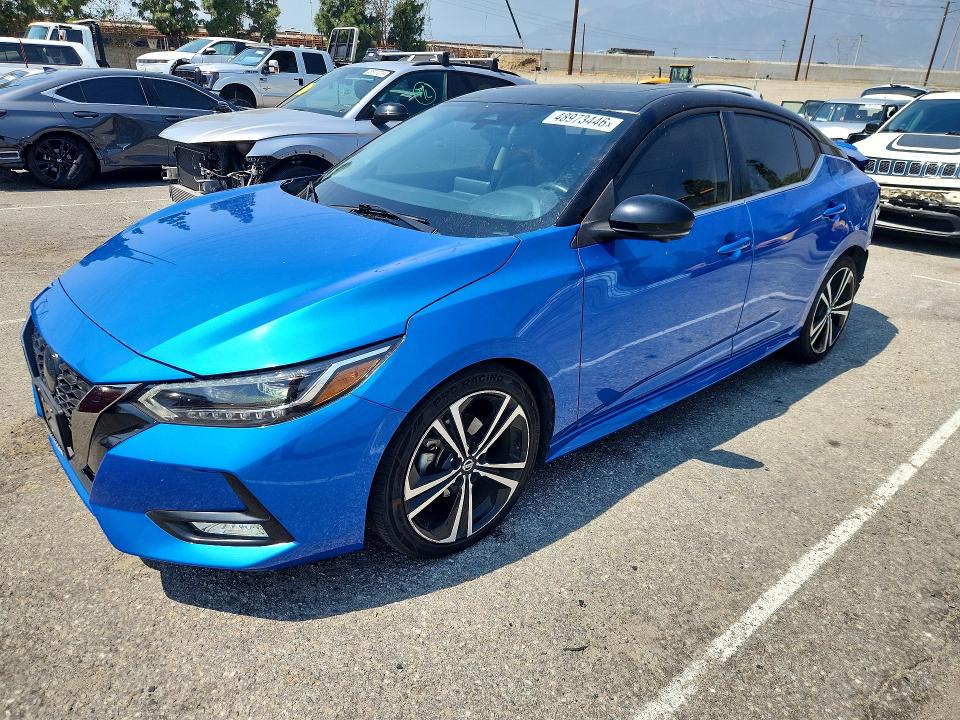 48973446 :رقم المزاد ، 3N1AB8DV6NY258333 vin ، 2022 Nissan Sentra مزاد بيع
