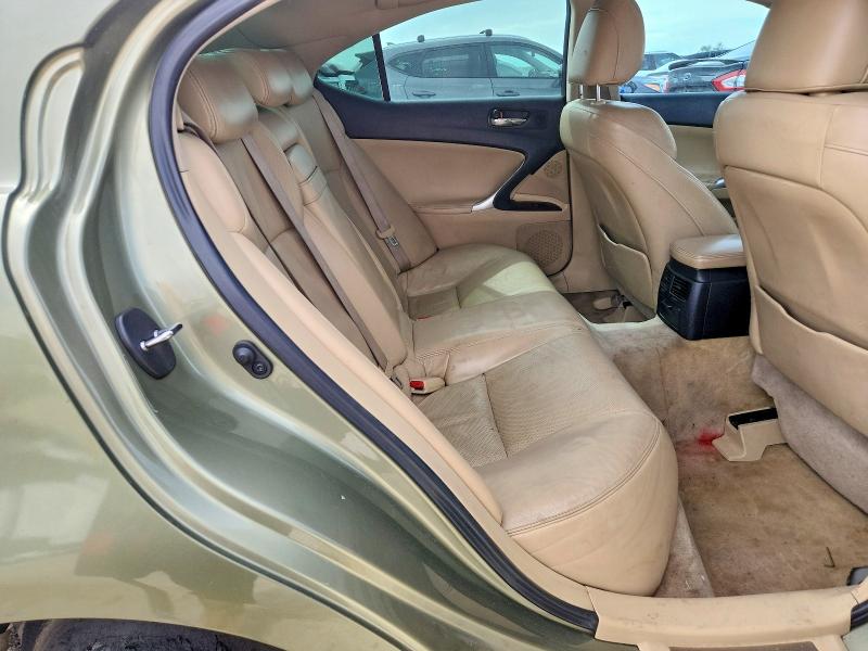 51351626 :رقم المزاد ، JTHBE262175016704 vin ، 2007 Lexus Is مزاد بيع