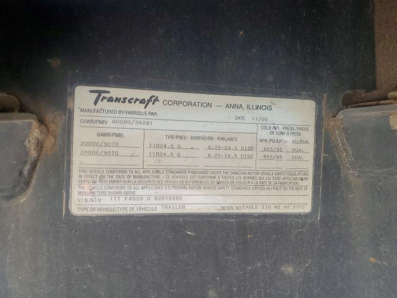 Aukcja sprzedaży 2006 Transcraft Unknown, vin: 1TTF4820062015965, numer aukcji: 78115715
