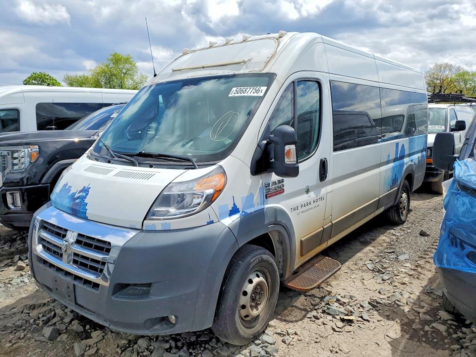 50687756 :رقم المزاد ، 3C6URVUG6GE134273 vin ، 2016 Ram Promaster 3500 مزاد بيع