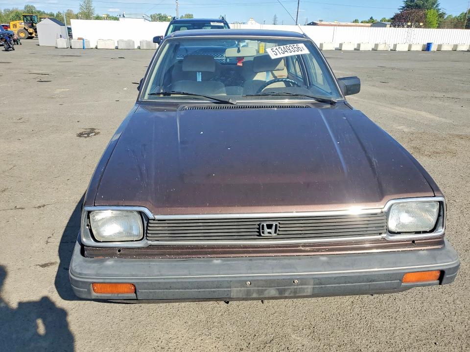 51349356 :رقم المزاد ، JHMST3439DS037272 vin ، 1983 Honda Civic مزاد بيع