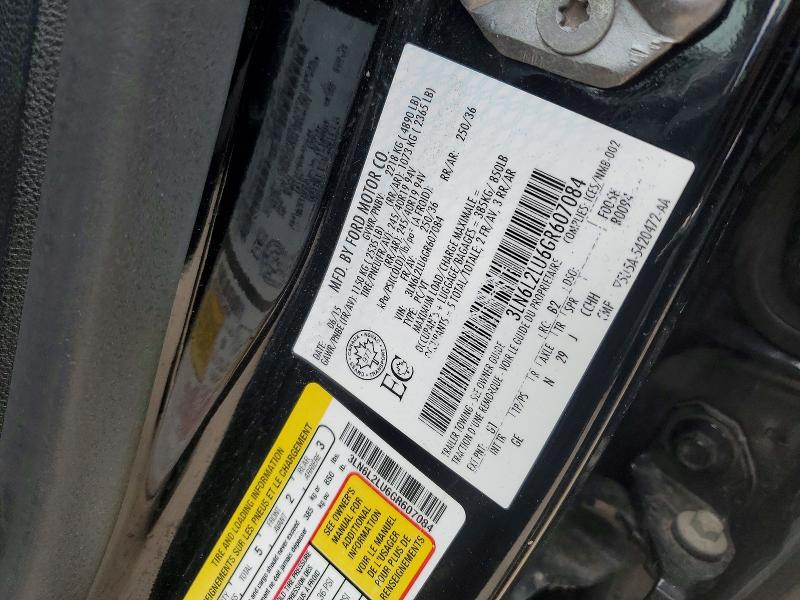 Продаж на аукціоні авто 2016 Lincoln Mkz, vin: 3LN6L2LU6GR607084, номер лоту: 46176506