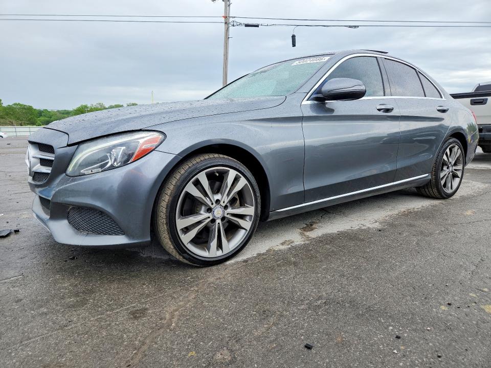 50024086 :رقم المزاد ، 55SWF4JB7HU193095 vin ، 2017 Mercedes-benz C مزاد بيع